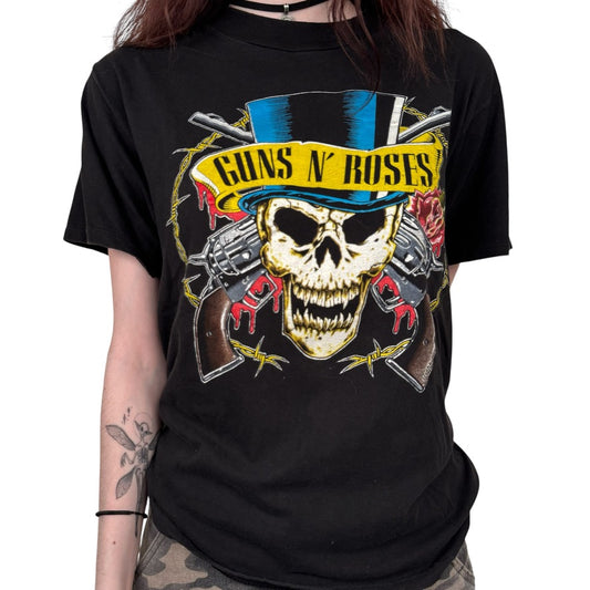 Vintage 1991 Guns N Roses Shirt Medium Here Today Gone To Hell