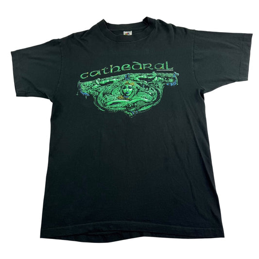 Vintage 1992 Cathedral Shirt Large Nihilstic Coven