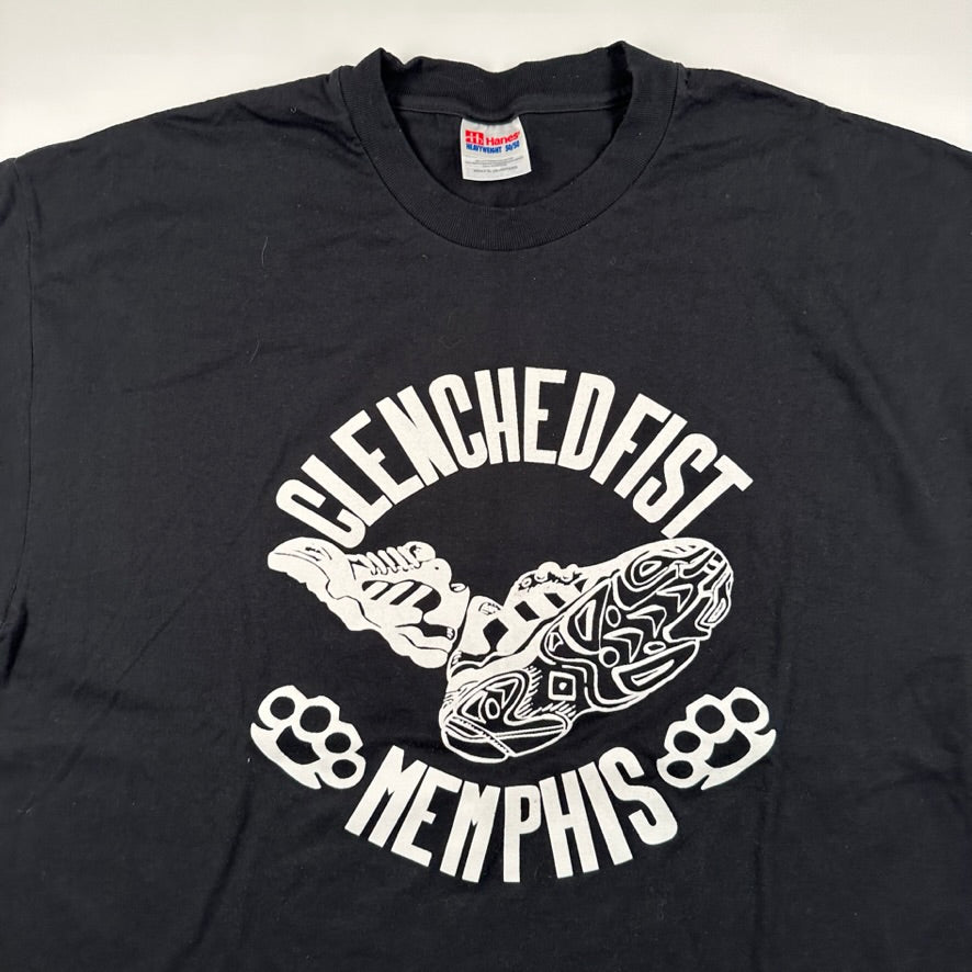 Vintage 90s Clenchedfist Shit XL Memphis