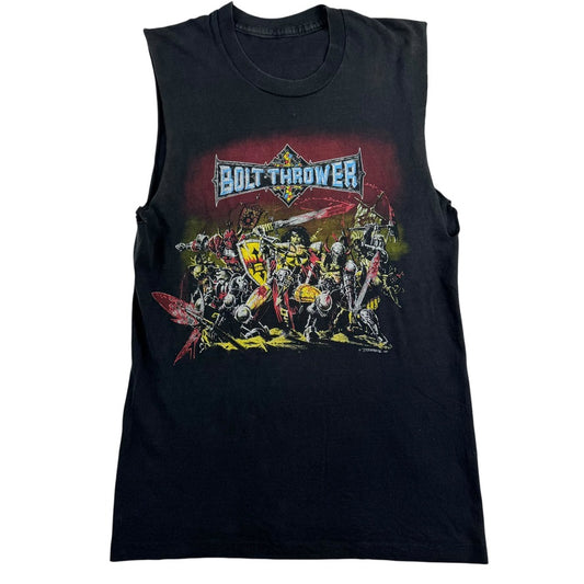 Vintage 1991 Bolt Thrower Sleeveless Shirt Large War Master