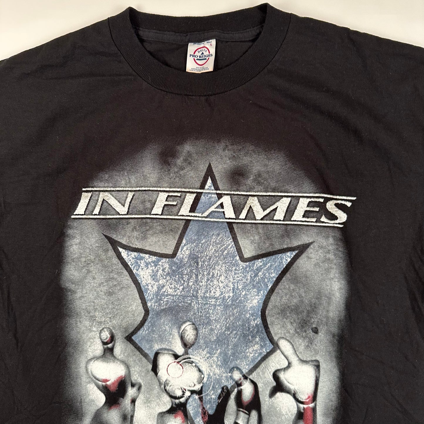 Vintage 2002 In Flames Shirt Large Reroute To Remain