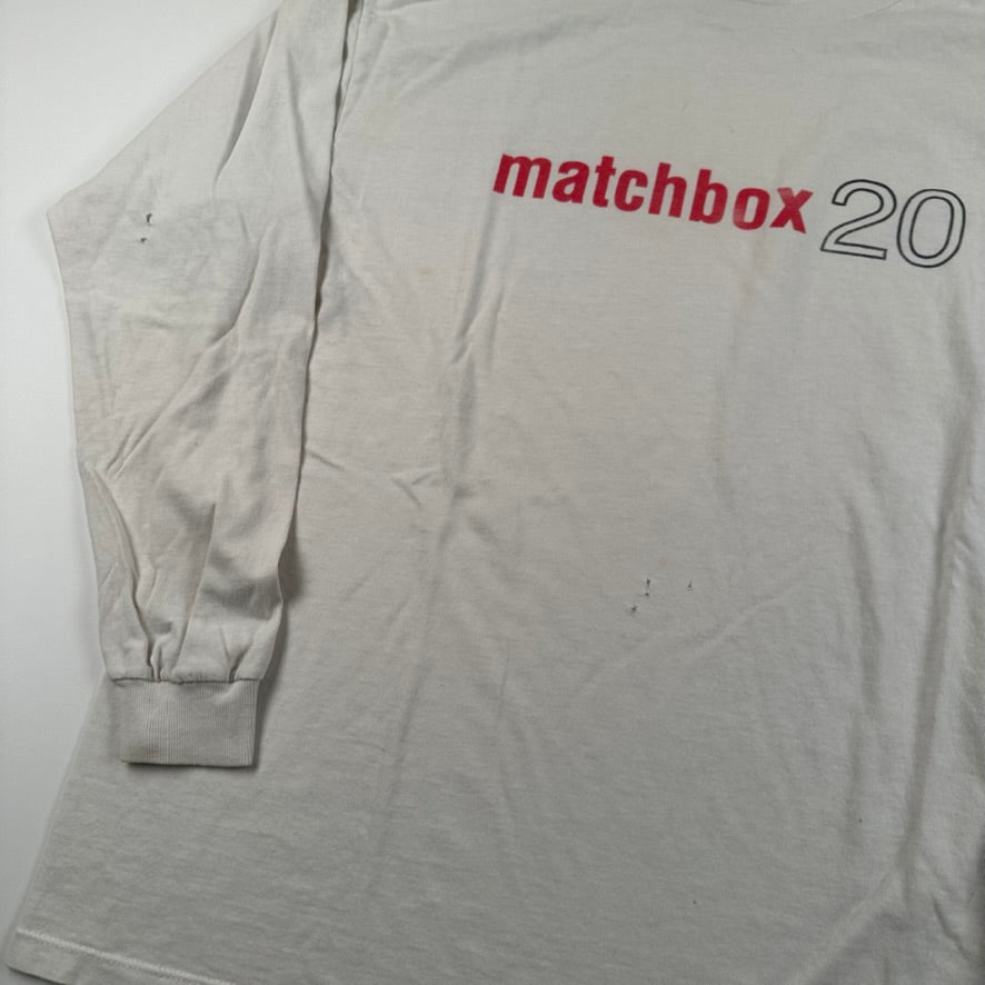 Vintage 90s Matchbox 20 Long Sleeve Shirt Large