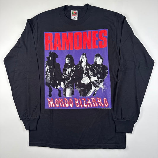 Vintage 1992 Ramones Long Sleeve Shirt Medium Mondo Bizarro