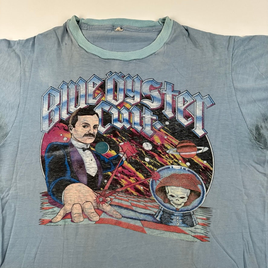 Vintage 1980 Blue Oyster Cult Shirt Large