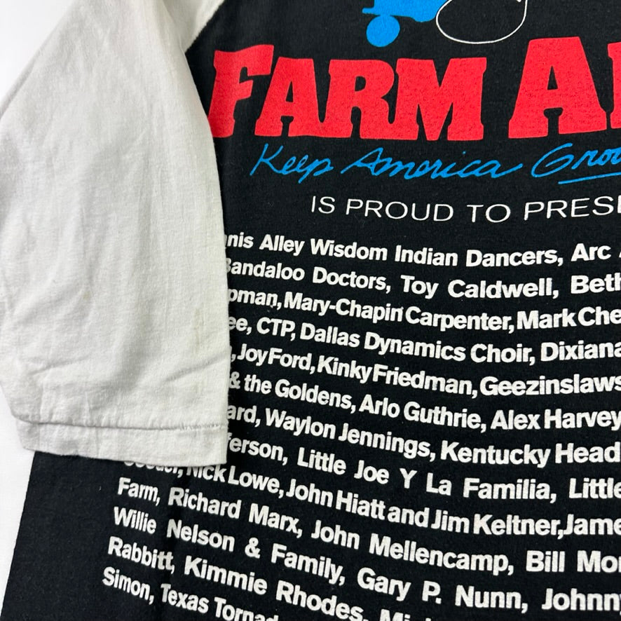 Vintage 1992 Farm Aid V Shirt Large Keep America Growing