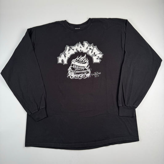 Vintage 90s 25 Ta Life Long Sleeve Shirt XXL Friendship Loyalty Commitment