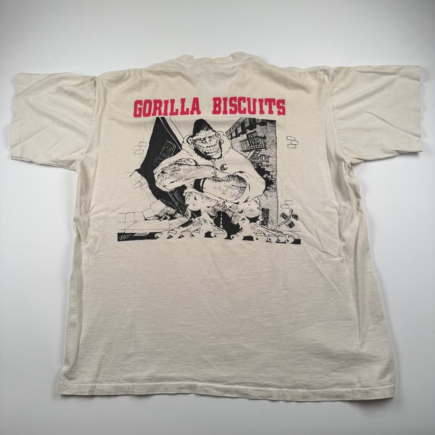 Vintage 90s Gorilla Biscuits Shirt XL Hold Your Ground