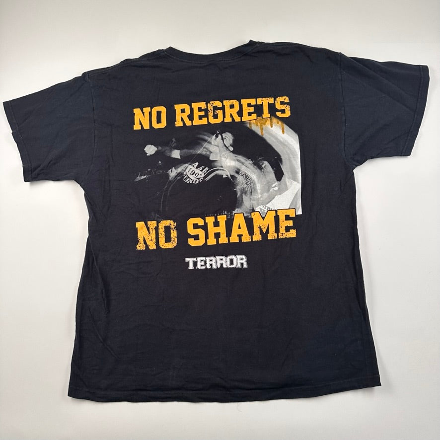 2012 Terror Shirt XL Bridge Nine No Regrets No Shame