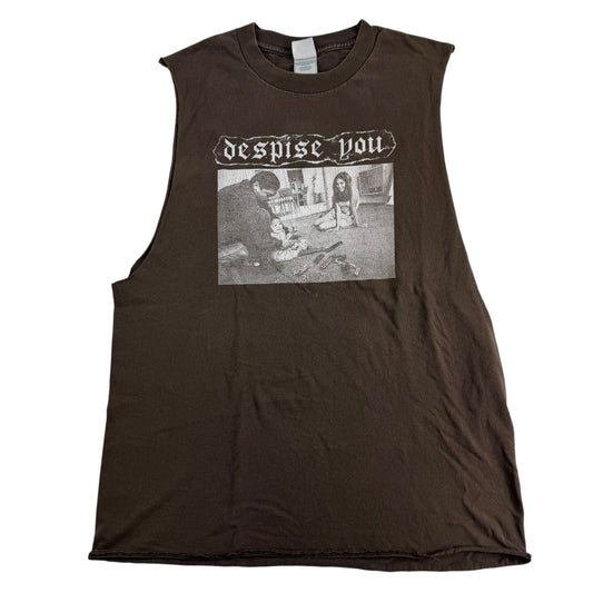 Vintage 2000s Despise You Sleeveless Shirt Large