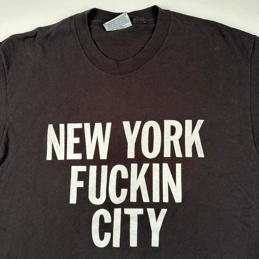 Vintage 90s New York F*ckin City Shirt Large