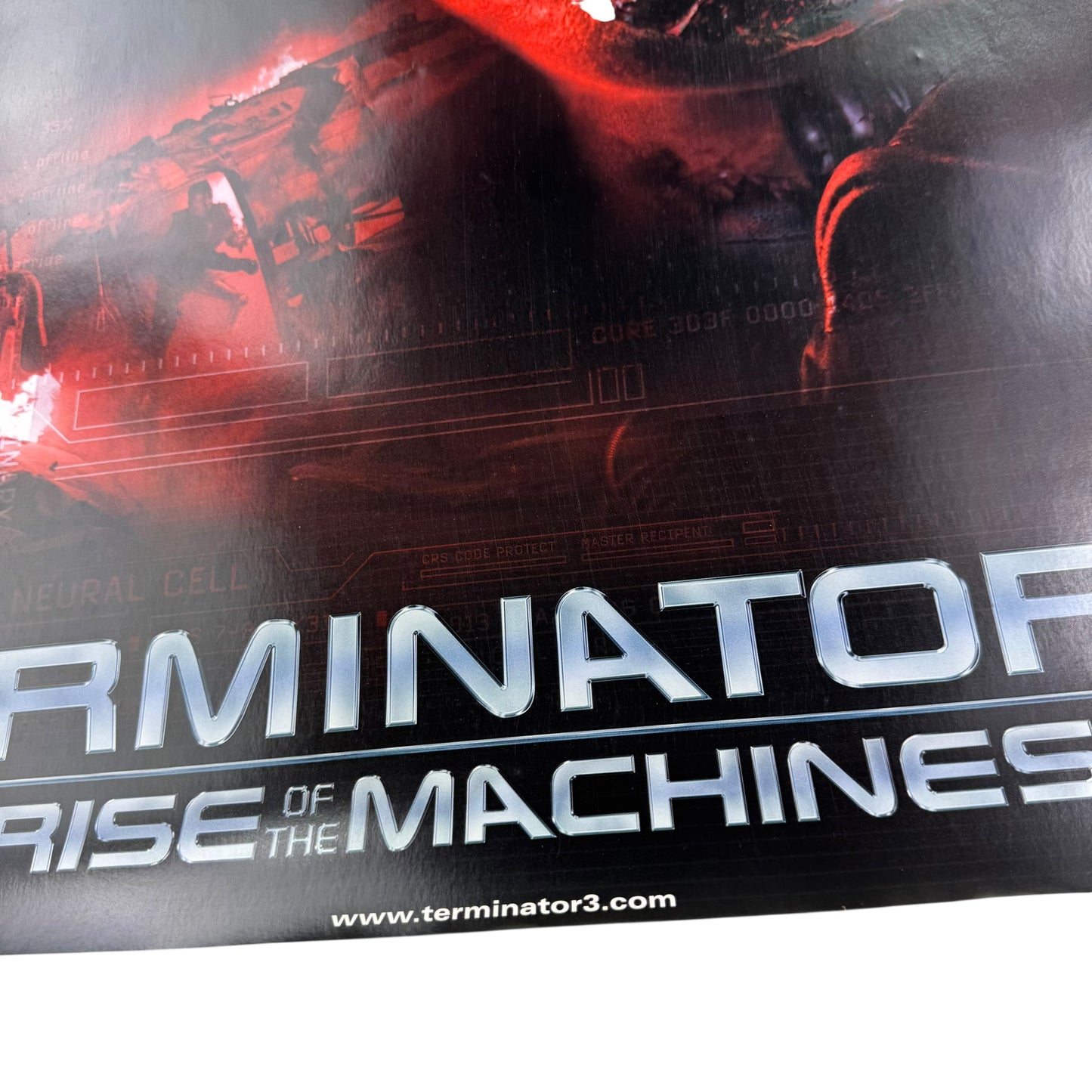 Vintage 2003 Terminator 3 Poster