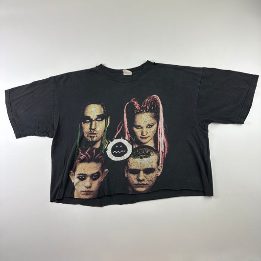 Vintage 1999 Coal Chamber Cropped Shirt Large