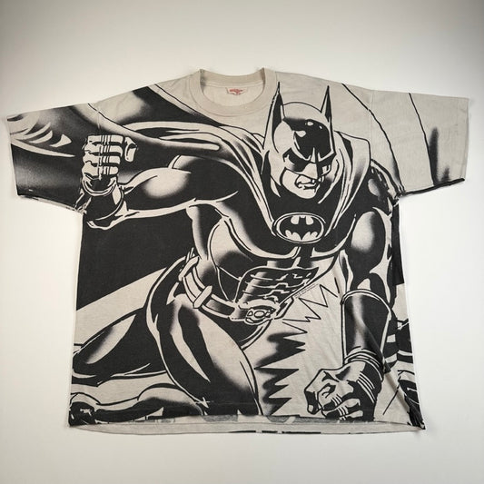 Vintage 1992 Batman Shirt XL All Over Print