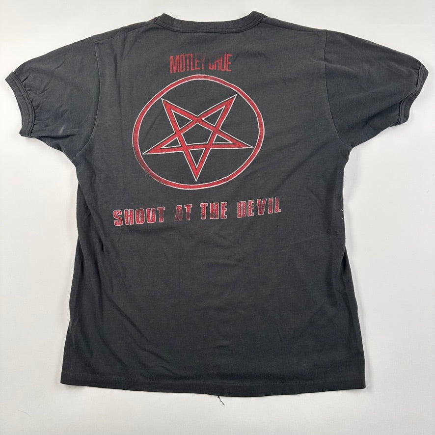 Vintage 80s Motley Crue Shirt Small Shout At The Devil