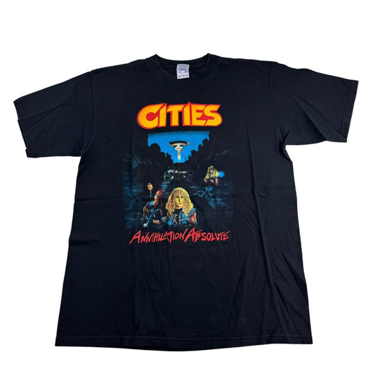 Vintage 2000s Cities Shirt Large Annihilation Absolute