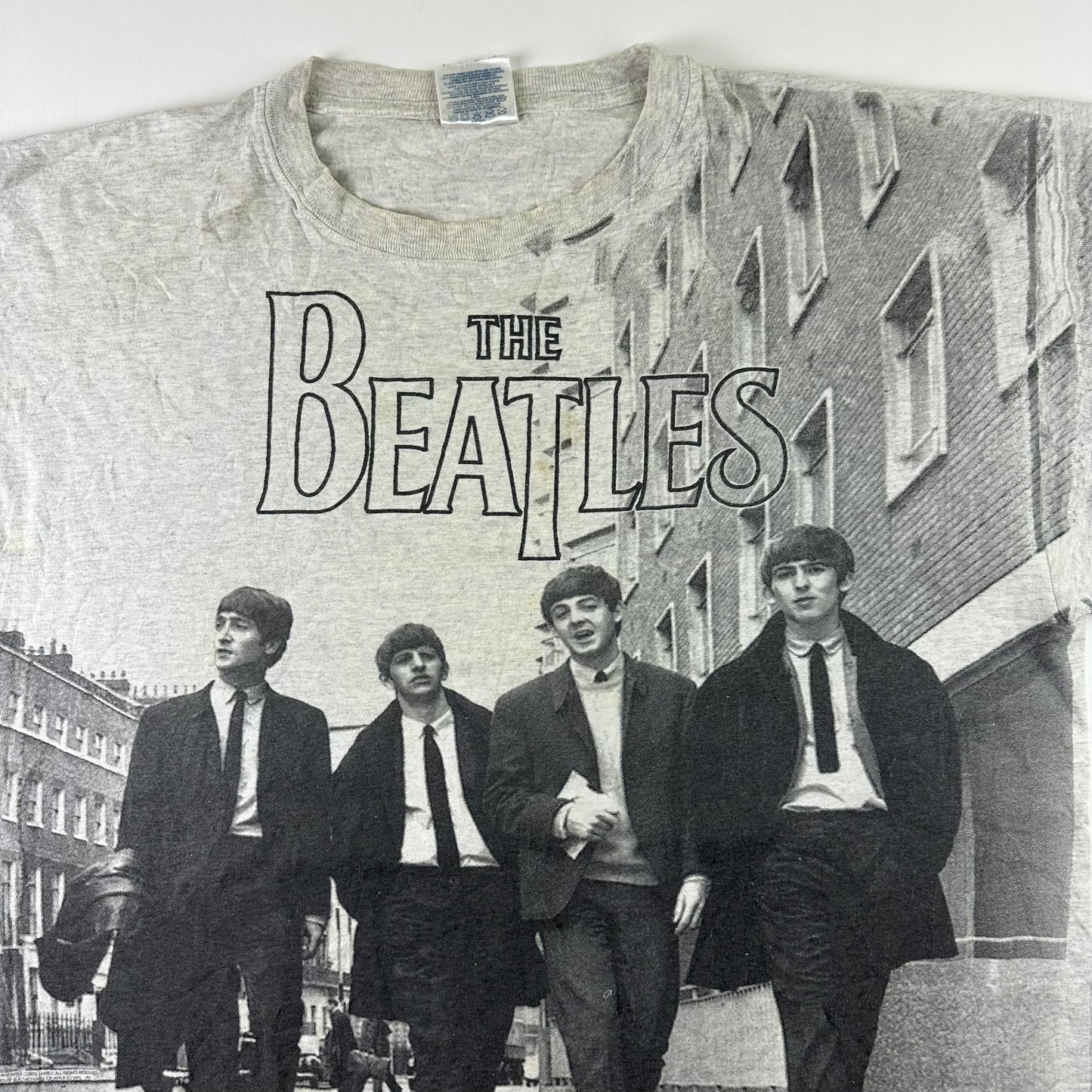 Vintage 1997 The Beatles Shirt XL All Over Print