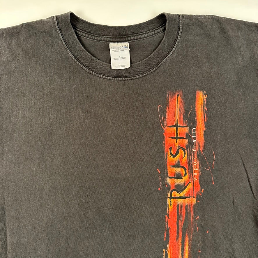 Vintage 2002 Rush Shirt Large Vapor Trails