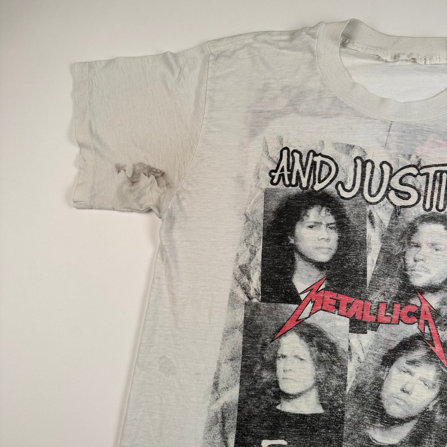 Vintage 1988 Metallica Shirt Medium And Justice For All