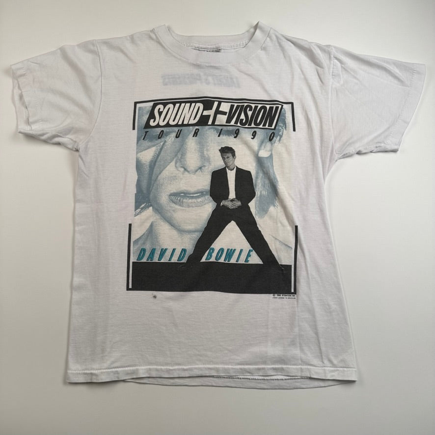 Vintage 1990 David Bowie Shirt Large Sound Vision