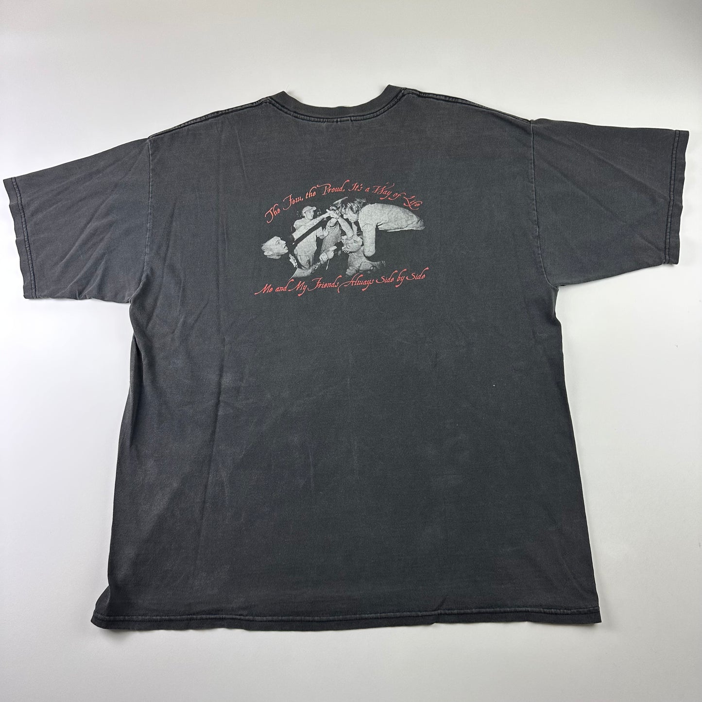 Vintage 2000 Death Threat Shirt XL Peace & Security