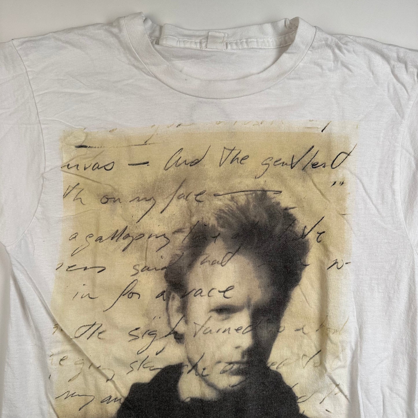 Vintage 80s Sting Shirt Large