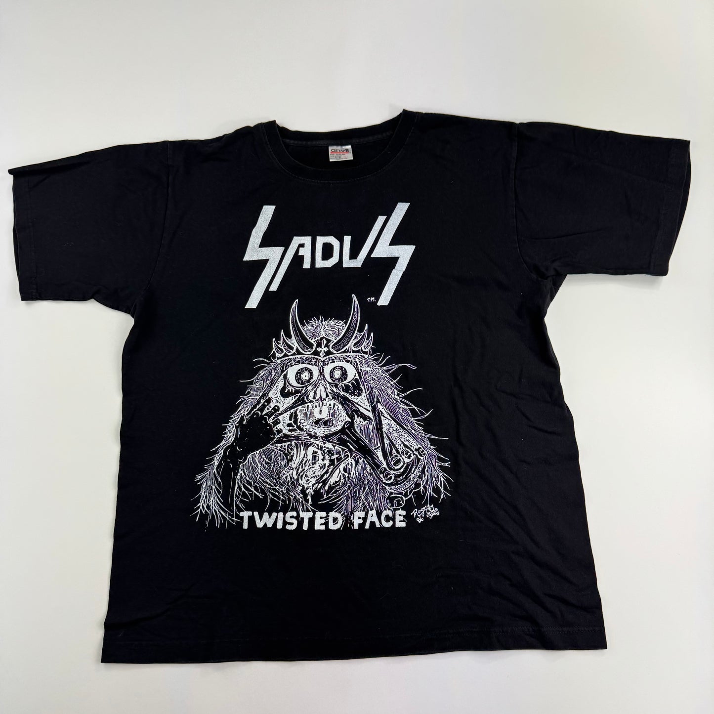 Vintage 90s Sadus Shirt Large Twisted Face