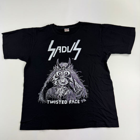 Vintage 90s Sadus Shirt Large Twisted Face