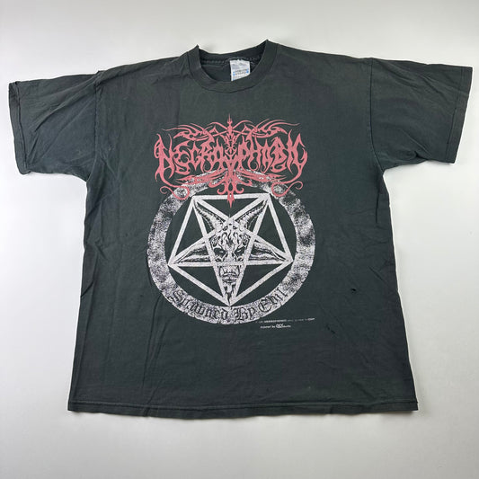 Vintage 1996 Necrophobic Shirt XL Spawned By Evil