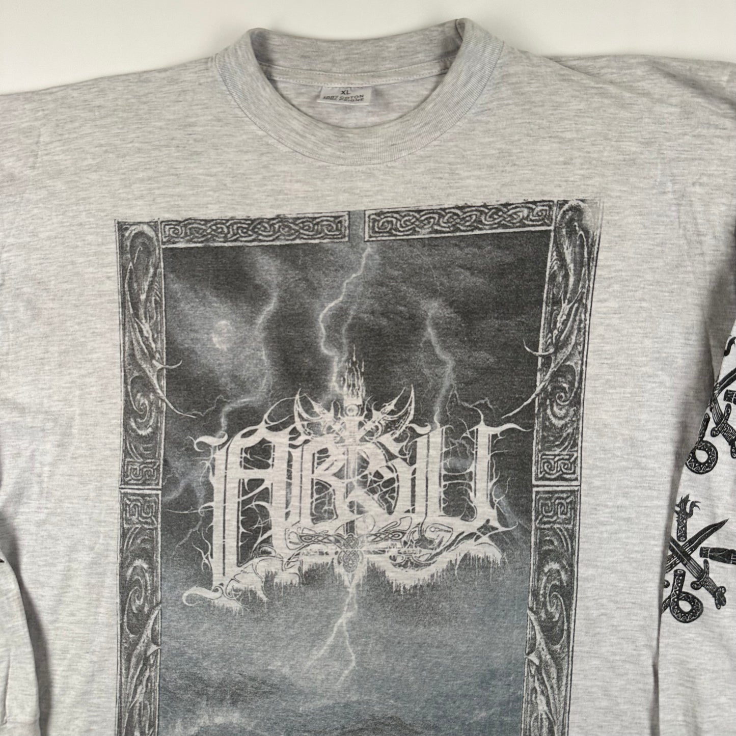 Vintage 90s Absu Long Sleeve Shirt XL The Third Storm of Cythraul