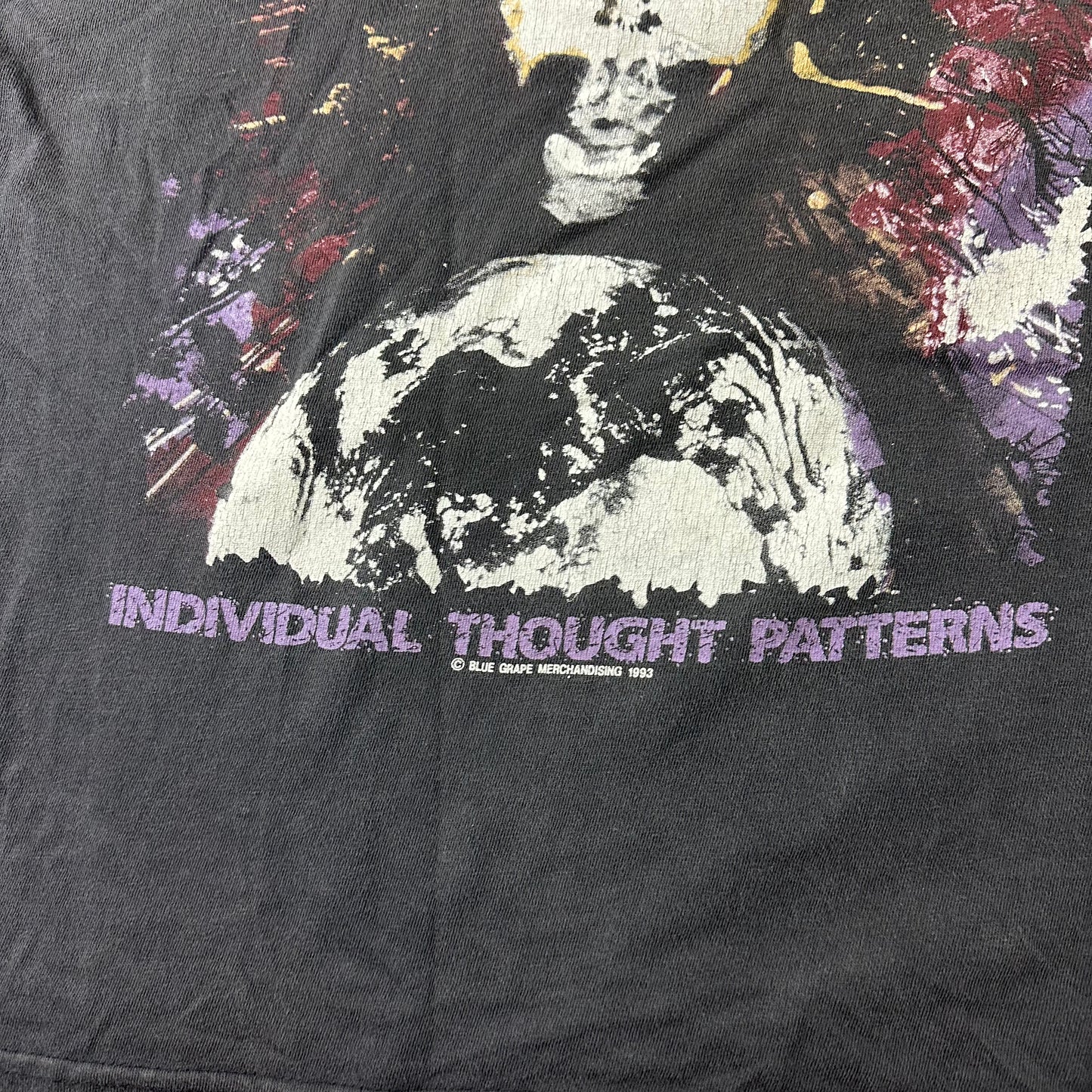 Vintage 1993 Death Shirt XL Individual Thought Patterns