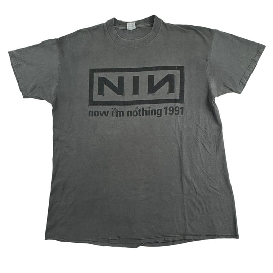 Vintage 1991 Nine Inch Nails Shirt XL Now I'm Nothing
