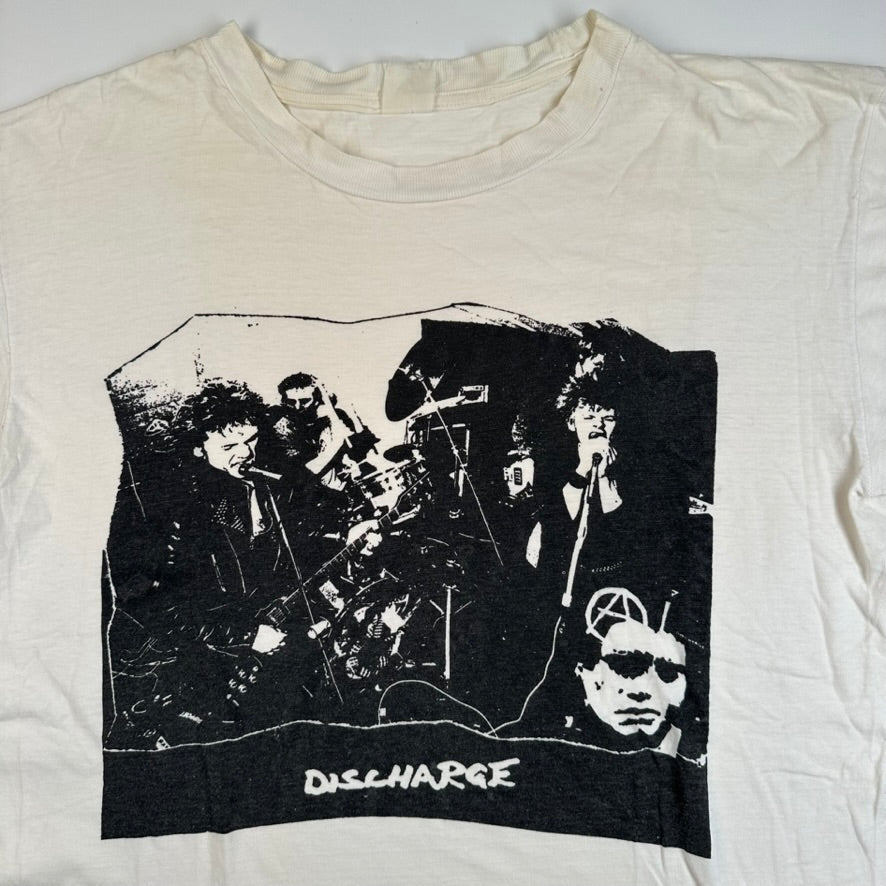 Vintage 80s Discharge Shirt Medium