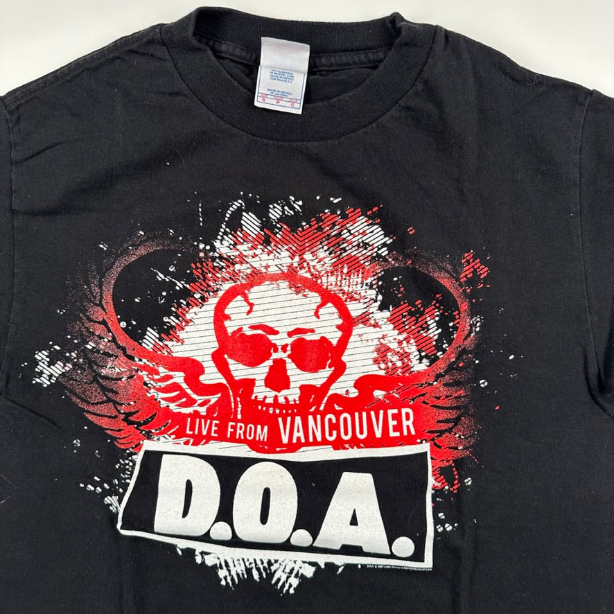 Vintage 2007 D.O.A. Shirt Small Live From Vancouver