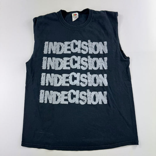 2000s Indecision Sleeveless Shirt Large