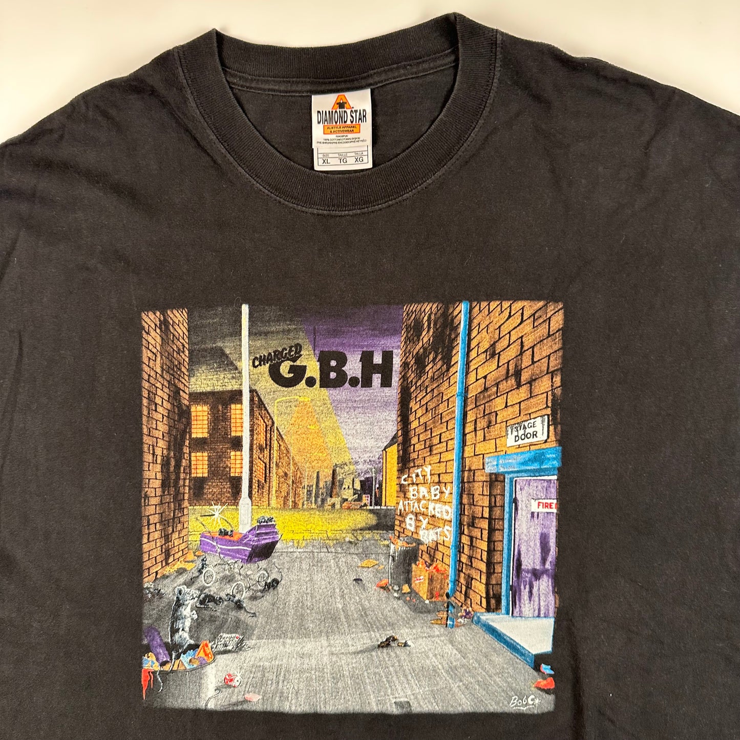 Vintage 90s G.B.H Shirt XL Charged