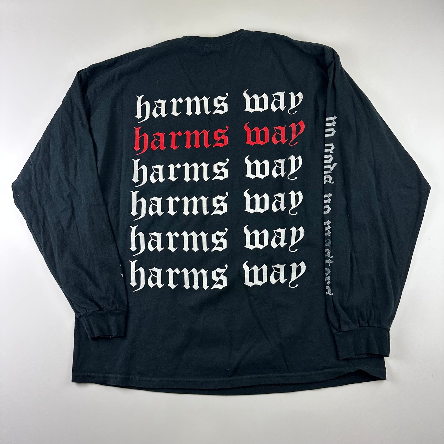 Harms Way Long Sleeve Shirt XL  No Gods No Masters