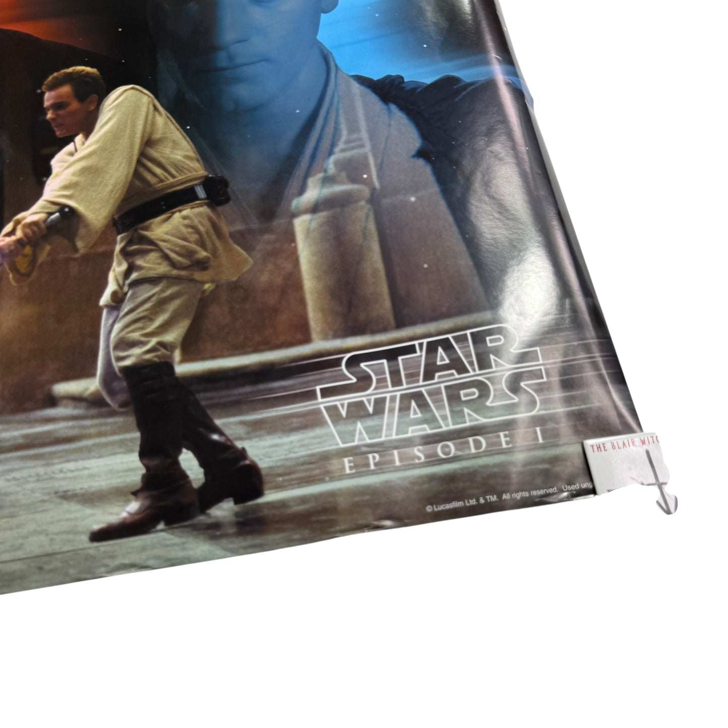 Vintage 1999 Star Wars Episode 1 Poster Jedi Vs Sith