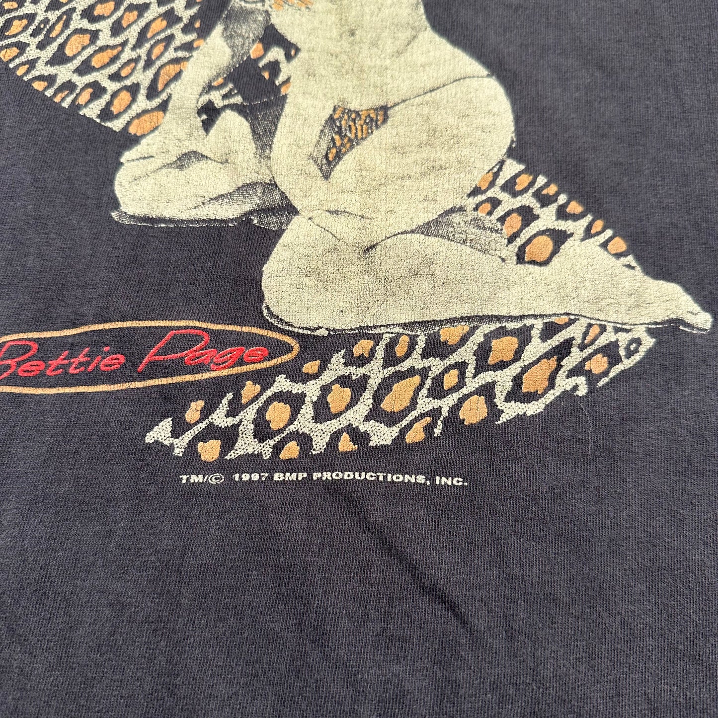 Vintage 1997 Bettie Page Shirt XL Mosquitohead