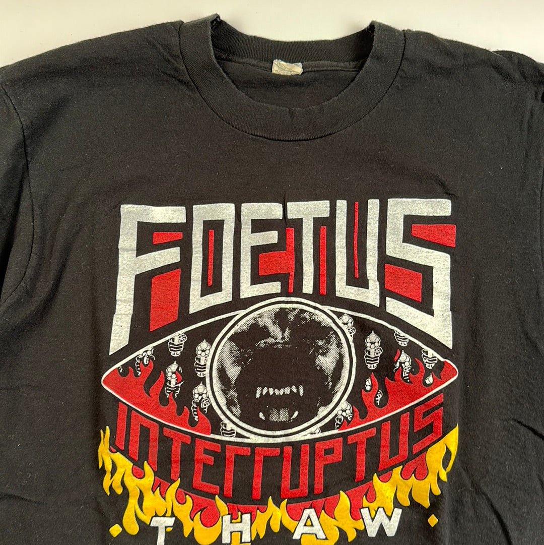 Vintage 80s Foetus Shirt XL Interruptus