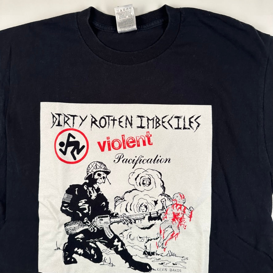 Vintage 2000s Dirty Rotten Imbeciles Shirt Large Violent Pacification DRI