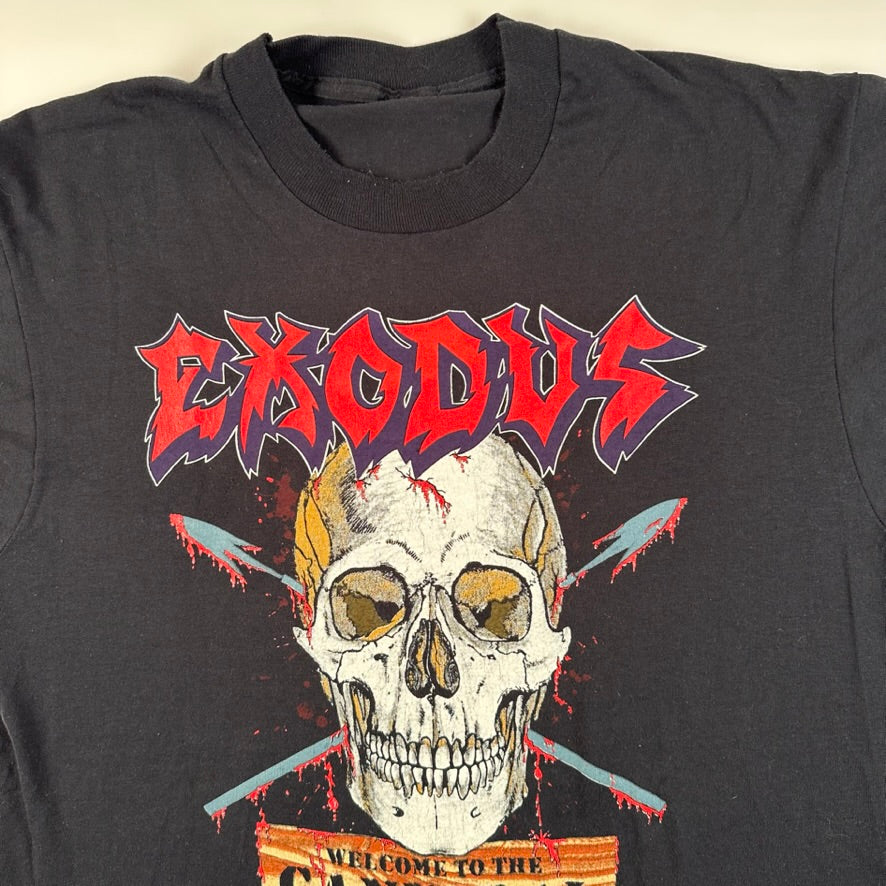 Vintage 1987 Exodus Shirt Large Meat Party