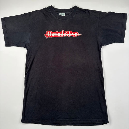 Vintage 90s Buried Alive Shirt Medium Buffalo Hardcore