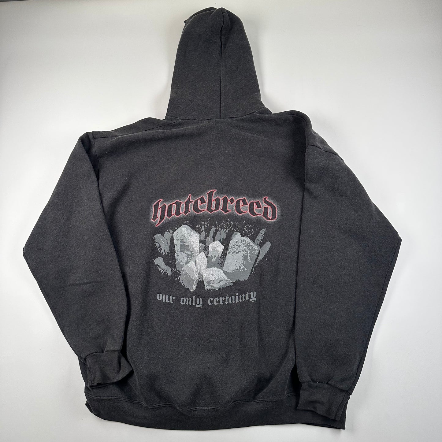 Vintage 2000s Hatebreed Zip Up Sweatshirt XL Our Only Certainty