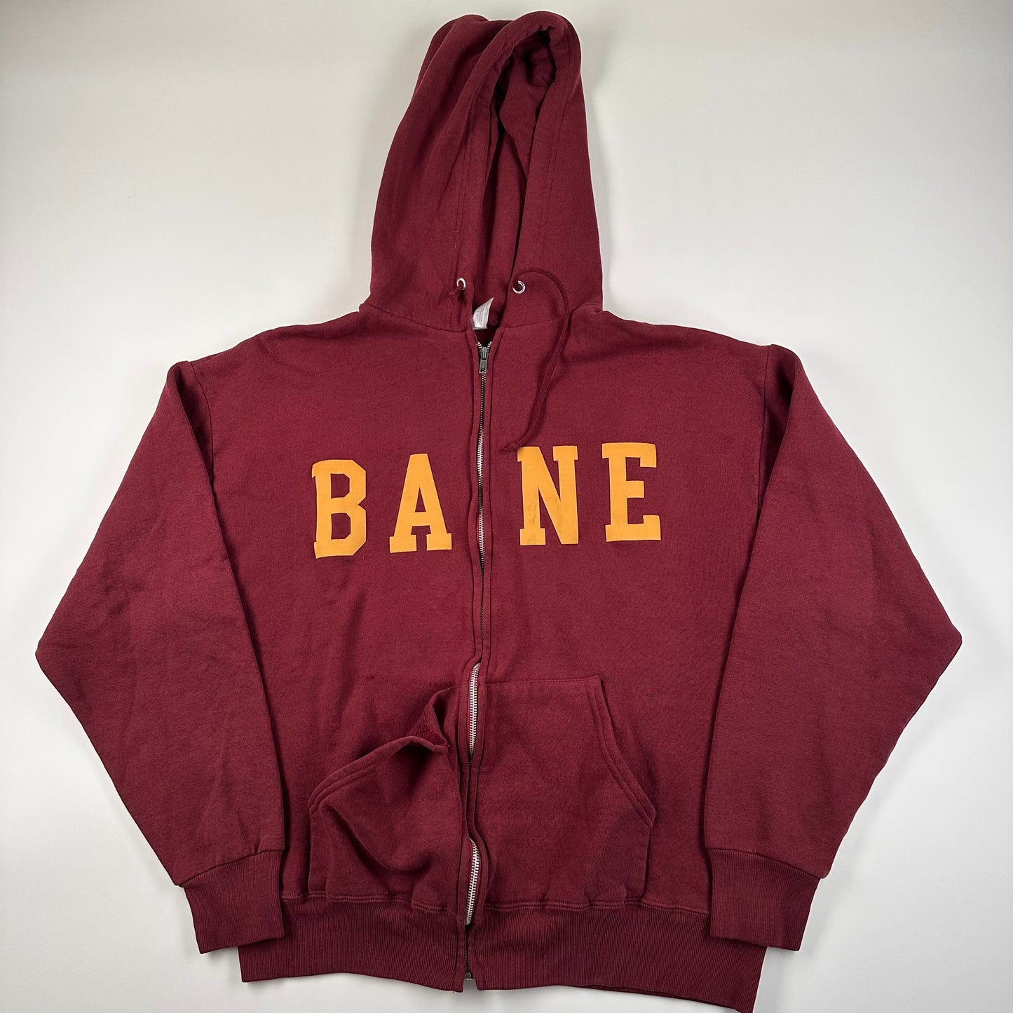 Vintage 2000s Bane Zip Up Sweatshirt Large