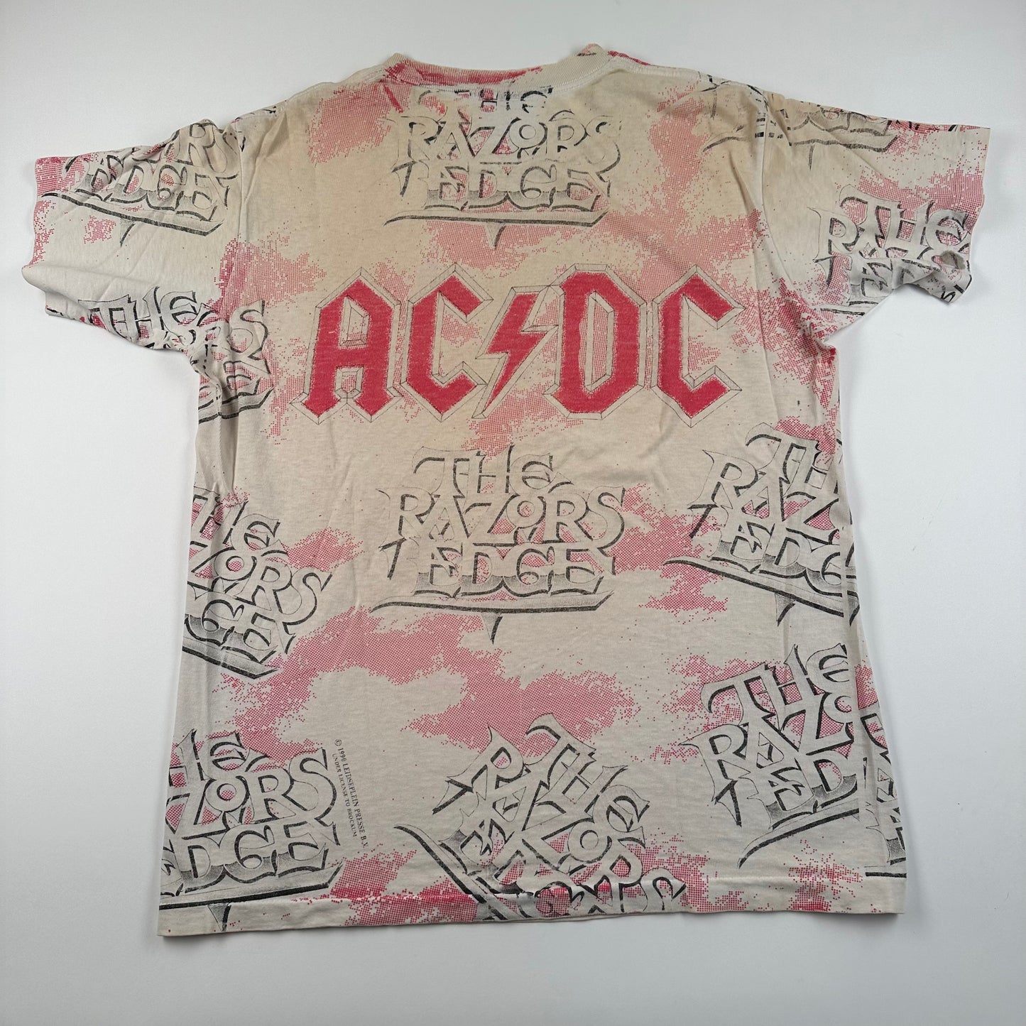 Vintage 1990 AC/DC Shirt XL The Razors Edge