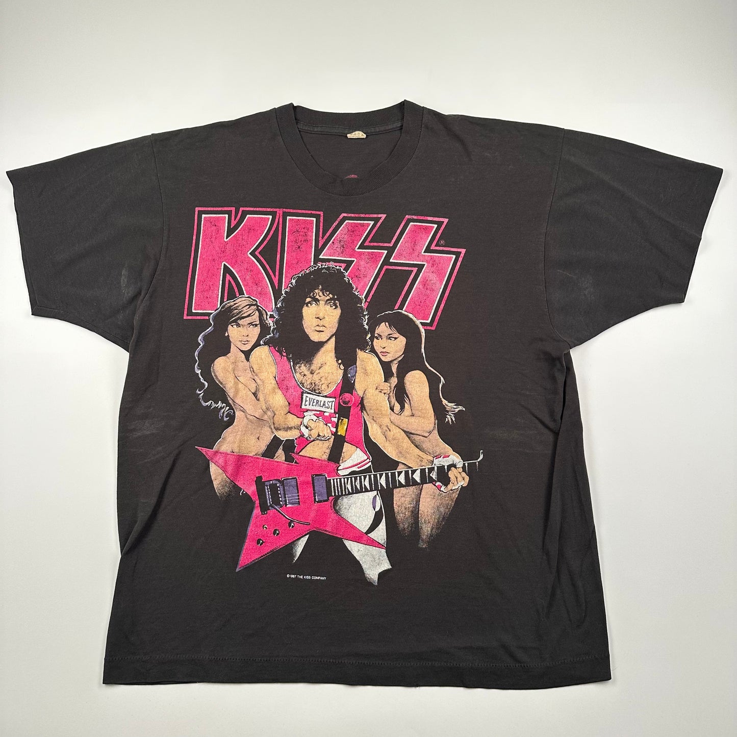 Vintage 1987 Kiss Shirt XL Life Is Like Sex