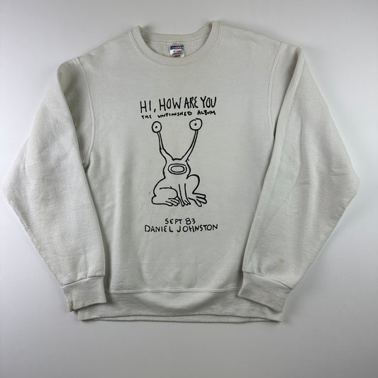 Vintage 2000s Daniel Johnston Crewneck Sweatshirt Small