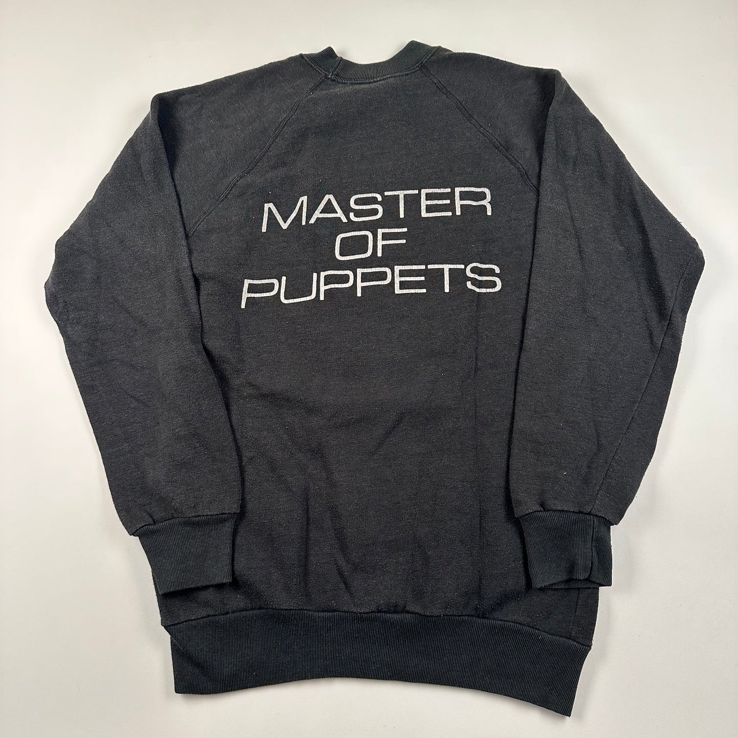 Vintage 1986 Metallica Crewneck Sweatshirt Medium Master Of Puppets