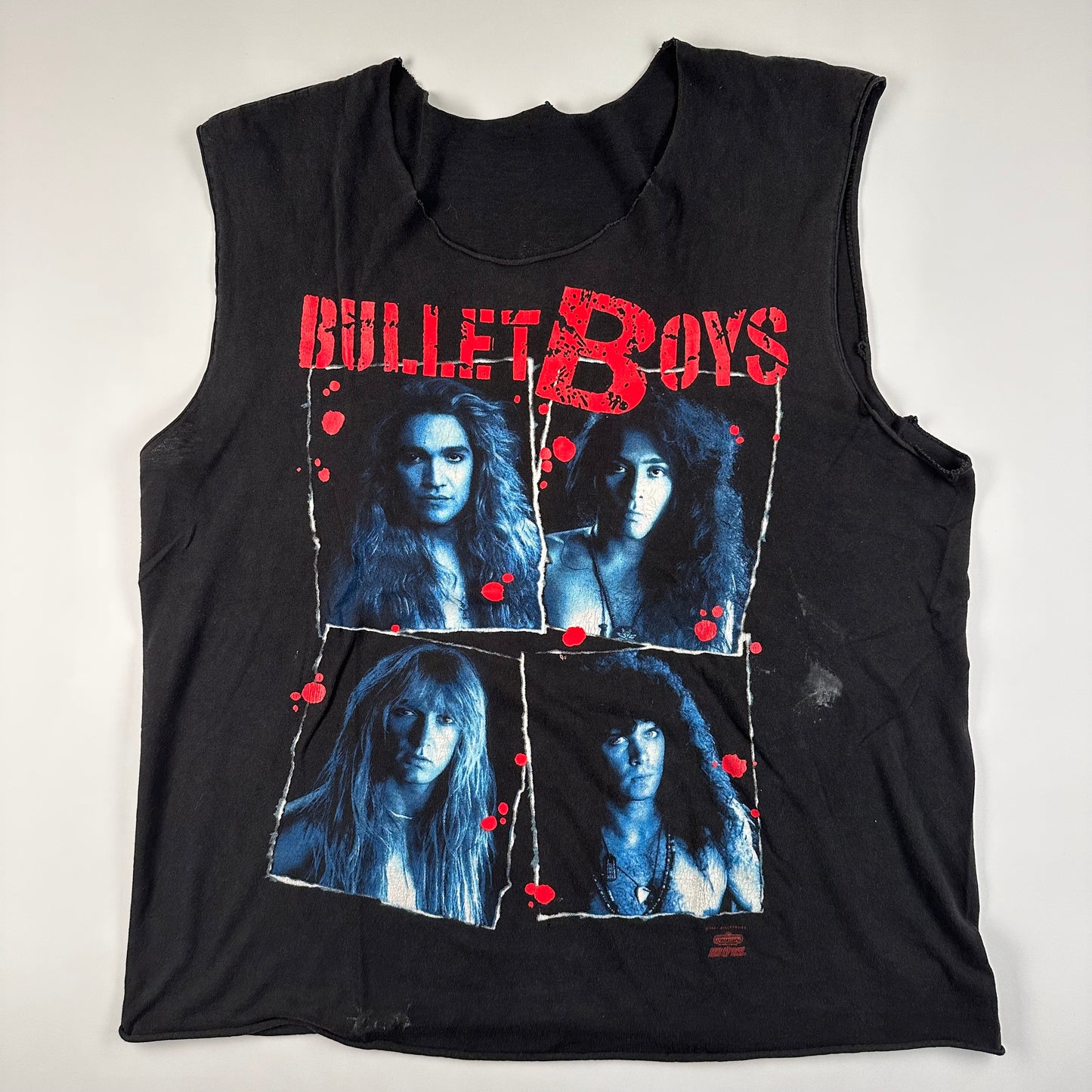 Vintage 1991 Bullet Boys Sleeveless Shirt Medium Freak Show