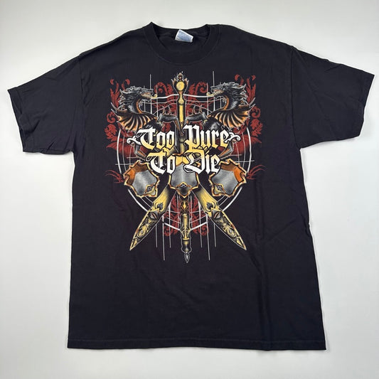 Vintage 2000s Too Pure To Die Shirt Large